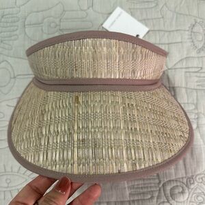Lorna Murray Sunshine Midi Sun Visor in Clovelly Natural Sz Large Elastic